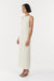 CHROME VISION OPEN BACK DRESS | CREAM - THIRD FORM