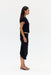 THIRD FORM CRAVE DRAPE SKIRT | GRAPHITE