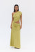 CRAVE ROUCHED FLOOR LENGTH DRESS | FIG - THIRD FORM