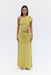 CRAVE ROUCHED FLOOR LENGTH DRESS | FIG - THIRD FORM