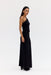 CRAVE ROUCHED FLOOR LENGTH DRESS | GRAPHITE - THIRD FORM