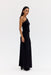 THIRD FORM CRAVE ROUCHED FLOOR LENGTH DRESS | GRAPHITE