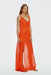 THIRD FORM Crossing Cowl Floor Length Dress| Poppy Polka