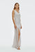 THIRD FORM Crossing Cowl Floor Length Dress | Snow