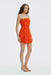 THIRD FORM Crossing Gather Mini Dress| Poppy Polka