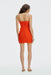 THIRD FORM Crossing Gather Mini Dress| Poppy Polka