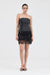 THIRD FORM Crossing Strapless Top | Black Polka