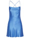THIRD FORM CRUSH BIAS COWL MINI SLIP | AEGEAN