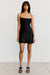 THIRD FORM CRUSH BIAS COWL MINI SLIP | BLACK