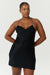 THIRD FORM CRUSH BIAS COWL MINI SLIP | BLACK