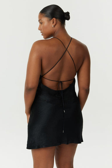 CRUSH BIAS COWL MINI SLIP | BLACK - THIRD FORM