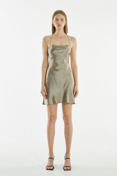 THIRD FORM CRUSH BIAS COWL MINI SLIP | DRIFTWOOD