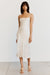 THIRD FORM CRUSH BIAS COWL SLIP | CREAM