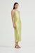 CRUSH BIAS HALTER DRESS | KIWI - THIRD FORM