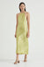 CRUSH BIAS HALTER DRESS | KIWI - THIRD FORM