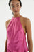 THIRD FORM CRUSH BIAS HALTER TOP | WATERMELON