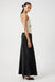 CRUSH BIAS MAXI SKIRT | BLACK - THIRD FORM
