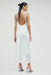 THIRD FORM CRUSH BIAS MAXI SLIP | WHITE