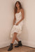 THIRD FORM CRUSH BIAS MAXI SLIP | WHITE