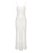 THIRD FORM CRUSH BIAS MAXI SLIP | WHITE