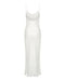 THIRD FORM CRUSH BIAS MAXI SLIP | WHITE