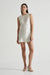 CRUSH BIAS MINI TANK DRESS | CREAM - THIRD FORM