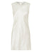 CRUSH BIAS MINI TANK DRESS | CREAM - THIRD FORM
