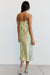 THIRD FORM CRUSH BIAS ONE SHOULDER MIDI | APPLE