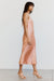 THIRD FORM CRUSH BIAS ONE SHOULDER MIDI | GUAVA