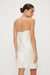 THIRD FORM CRUSH BIAS ONE SHOULDER MINI | CREAM