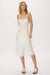 THIRD FORM CRUSH BIAS SLIP DRESS | OFF WHITE