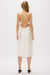 THIRD FORM CRUSH BIAS SLIP DRESS | OFF WHITE