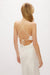 THIRD FORM CRUSH BIAS SLIP DRESS | OFF WHITE