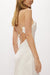 THIRD FORM CRUSH BIAS SLIP DRESS | OFF WHITE