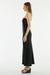 THIRD FORM CRUSH BIAS STRAPLESS DRESS | BLACK