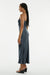 CRUSH BIAS STRAPLESS DRESS | GUN METAL - THIRD FORM