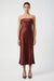 THIRD FORM CRUSH BIAS STRAPLESS DRESS | SHIRAZ