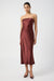 THIRD FORM CRUSH BIAS STRAPLESS DRESS | SHIRAZ