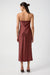 THIRD FORM CRUSH BIAS STRAPLESS DRESS | SHIRAZ