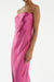 THIRD FORM CRUSH BIAS STRAPLESS DRESS | WATERMELON
