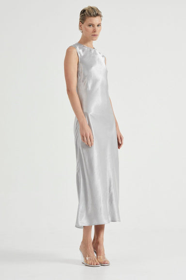 THIRD FORM CRUSH BIAS TANK MAXI | SILVER