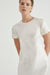THIRD FORM CRUSH BIAS TEE MAXI DRESS | CREAM