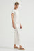 THIRD FORM CRUSH BIAS TEE MAXI DRESS | CREAM