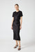 CRUSH BIAS TEE MIDI DRESS | BLACK - THIRD FORM