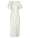 THIRD FORM CRUSH BIAS TEE MIDI DRESS | CREAM