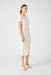 THIRD FORM CRUSH BIAS TEE MIDI DRESS | CREAM