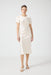 THIRD FORM CRUSH BIAS TEE MIDI DRESS | CREAM