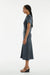 CRUSH BIAS TEE MIDI DRESS | GUN METAL - THIRD FORM