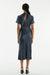 CRUSH BIAS TEE MIDI DRESS | GUN METAL - THIRD FORM