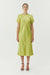 CRUSH BIAS TEE MIDI DRESS | KIWI - THIRD FORM